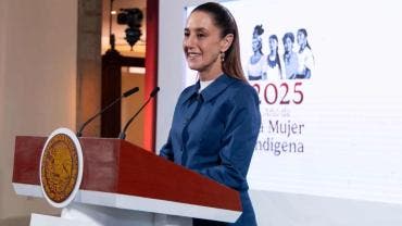 Claudia Sheinbaum durante la Mañanera