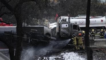 Los primeros resultados de las indagatorias indican que el tanque de gas presentó una ruptura en un casquete tras impactar contra un objeto sólido