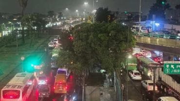 Lluvia en Calzada Ignacio Zaragoza