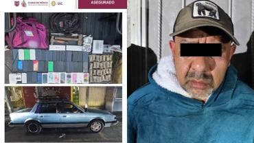 El detenido fue puesto a disposición del Ministerio Público, junto con lo asegurado, para que se determine su situación jurídica.