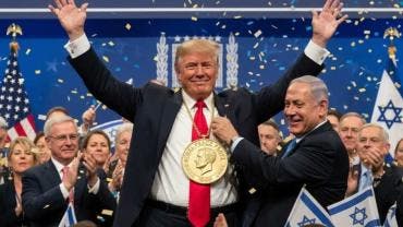 Donald Trump y Benjamín Netanyahu