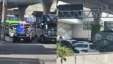 El incidente mantiene afectada la circulación en dirección a Naucalpan y Polanco, con largas filas de vehículos que se extienden varios kilómetros.