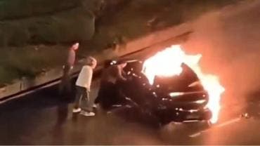 incendio auto china