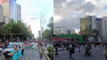 La marcha se lleva a cabo en el segundo aniversario del comienzo del conflicto