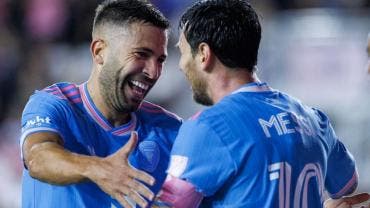 Messi y Jordi Alba