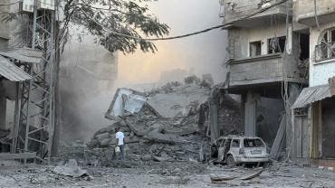 Bombardeos en Gaza