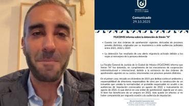 Pese a su declaración pública, la Fiscalía capitalina no ha emitido una actualización posterior sobre su situación jurídica.