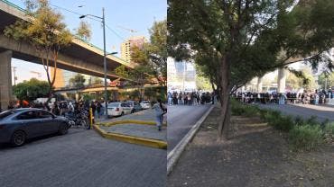 El grupo de jóvenes colocó mantas y realizó consignas para denunciar la falta de respuesta de las autoridades académicas ante sus demandas.