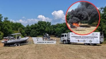  FGR destruye más de dos toneladas de narcóticos 