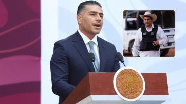 Omar García Harfuch y Carlos Manzo 