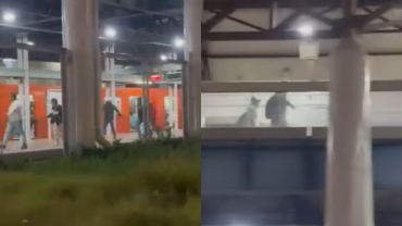 De acuerdo con el Sistema de Transporte Colectivo (STC), el incidente, captado en video, ocurrió a las 22:40 horas.