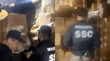 Como resultado de los cateos, se aseguraron más de 200 bicicletas eléctricas.