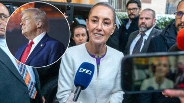 Donald Trump y Claudia Sheinbaum 