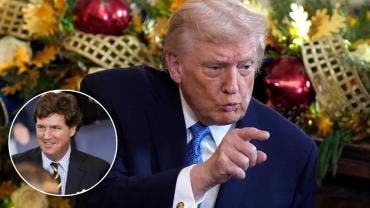 Donald Trump y Tucker Carlson