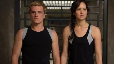 josh hutcherson y Jennifer lawrence