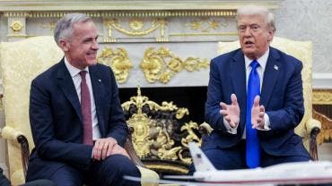 Mark Carney y Donald Trump 