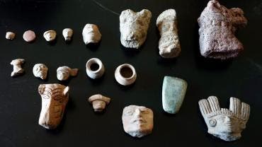 Piezas arqueológicas restituidas de manera voluntaria desde Estados Unidos