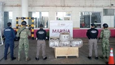 96 kilos de droga psicodélica en puerto de Veracruz