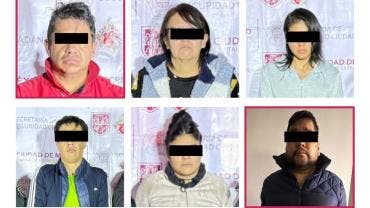 Durante las acciones operativas, las autoridades detuvieron a tres hombres y tres mujeres, además de asegurar posible droga a granel y en dosis, dos armas de fuego y cartuchos útiles