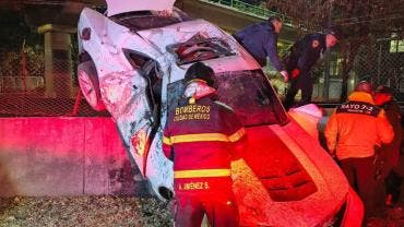 Un muerto y un lesionado; saldo por accidente en Calzada de Tlalpan