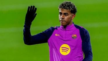 Lamine Yamal entrena por separado previo a semifinal 