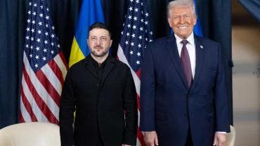 Volodímir Zelenski sostuvo una reunión con Donald Trump