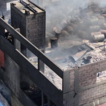Incendio en Ecatepec 
