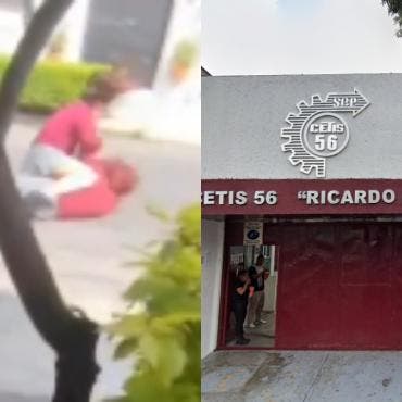 Los padres de Sisley acudieron al CETis 56 para denunciar los hechos, pero las autoridades escolares se deslindaron argumentando que la agresión ocurrió fuera de las instalaciones.