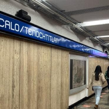 Las estaciones Zócalo/Tenochtitlan, Allende y Pino Suárez, correspondientes a las Líneas 1 y 2 del Metro, permanecen cerradas este viernes,