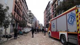 Explosión en edificio de Madrid (EFE)