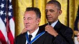 Bruce Springsteen y Barack Obama