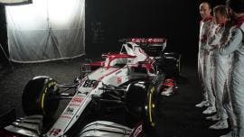 Kimi Raikkonen y Antonio Giovinazzi ya conocen el C41 de Alfa Romeo