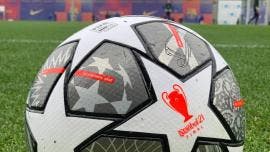 Nuevo balón de la Champions League conmemora el 20 aniversario