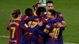 Lionel Messi transforma a Barcelona en remontada sobre Betis