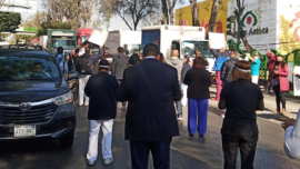 Médicos bloquearon Insurgentes Sur exigiendo vacunas contra la Covid-19 