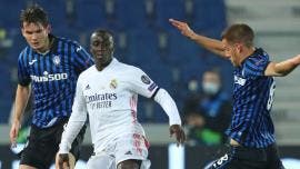 Real Madrid toma ventaja sobre Atalanta con gol de Mendy