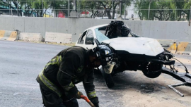 Accidente vial en la Ignacio Zaragoza cobra la vida de una persona