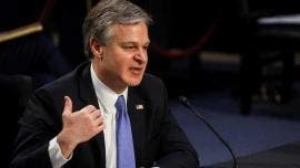 Christopher Wray, director del FBI compareció ante el Senado de EU (EFE)