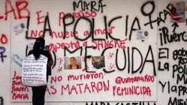 Protestas en Quintana Roo por el feminicidio de la salvadoreña Victoria Esperanza Salazar (EFE)