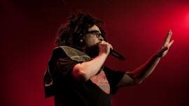 Adam Duritz, líder de la banda estadounidense Counting Crows.