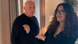 Anthony Hopkins y Salma Hayek