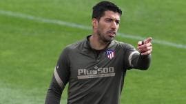 Luis Suárez sufre una lesión muscular en la pierna izquierda