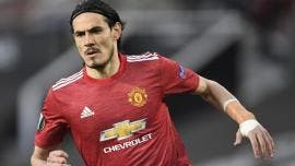 Edinson Cavani renueva con el Manchester United hasta 2022