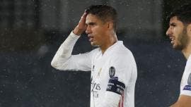 Varane es baja de Real Madrid para el duelo contra Chelsea