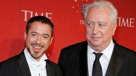 Robert Downey Jr. con su padre Robert Downey Sr.