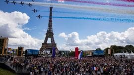 Tokio conecta en directo con París para cederle el relevo olímpico