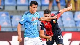 ‘Chucky’ Lozano es titular en la victoria de Napoli sobre el Genoa