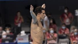 Rommel Pacheco avanza en tercer lugar a semifinal de trampolín 3 metros