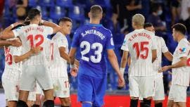 Sevilla se impone a Getafe con gol agónico de Erik Lamela