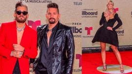 La alfombra roja de los Premios Billboard de la Música Latina, en el Watsco Center en Miami, Florida.